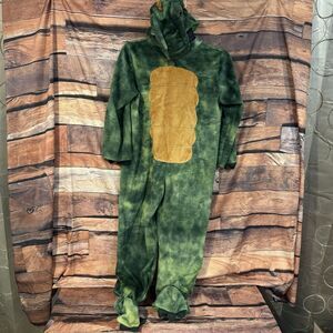 Spooktacular Creations T Rex M 8-10  Dinosaur Jumpsuit Costume Pajamas  Lounge